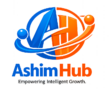 ashimhub classic logo design