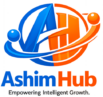 ashimhub classic logo design